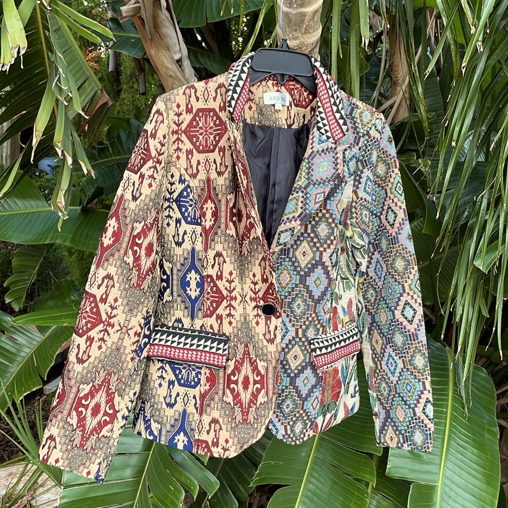patchwork, Jacquard jacket - Picture 4 of 9